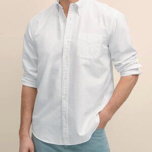 NWT Brooks Brothers Men’s Regular Fit Non-Iron Polo Button-Down Collar - White M